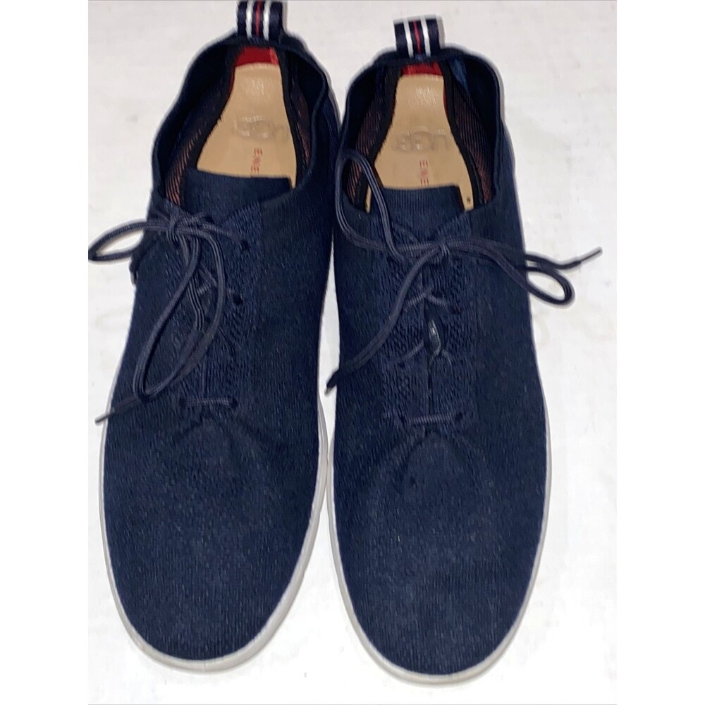 UGG Energ Treadlite Fabric 1020211 shoes men's size 13 knit suede derby BLACK